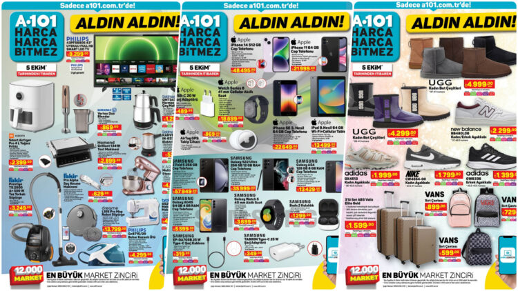 A101 12 Ekim 2023 Aktüel Ürünler Perşembe Kataloğu
