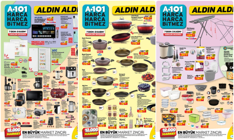 A101 Kataloğu 26 Ekim 2023: Perşembe A101’deki Aktüel Ürünler İndirimleri