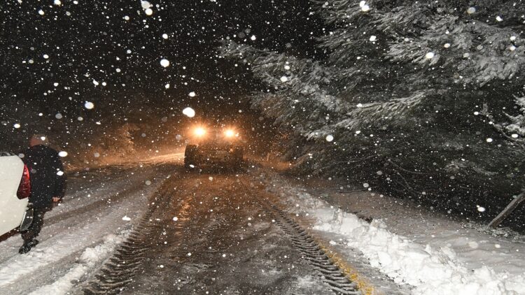 Çanakkale’de Yoğun Kar Yağışı