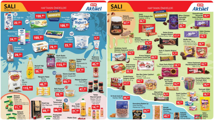 BİM’de Ayçiçek Yağı 39.75 TL, Peynir 79.50 TL’den İndirimlerle Kapışılıyor! İşte 24 Ekim Çılgın BİM Fırsatları