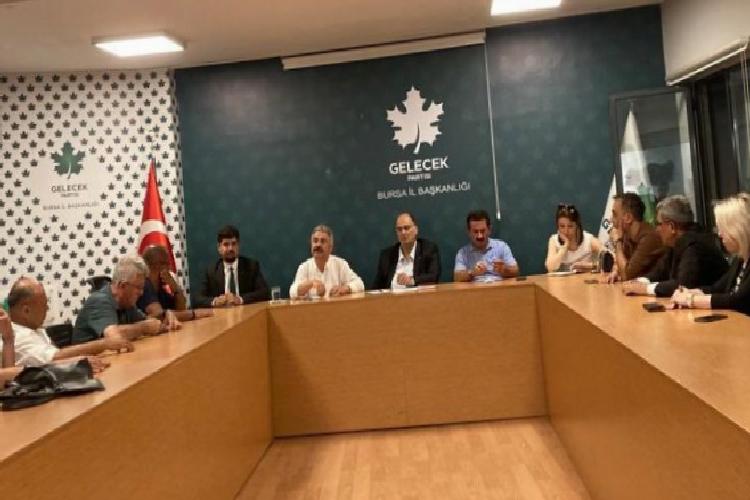 Bursa’da ‘Gelecek’ten jet toplantı!