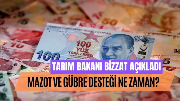 Dekar Başına Ne Kadar Mazot ve Gübre Desteği Verileceği Netleşti! İşte Mazot ve Gübre Desteği Tarihi