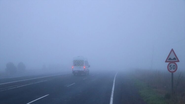 Edirne ve Tekirdağ Sisler Altında
