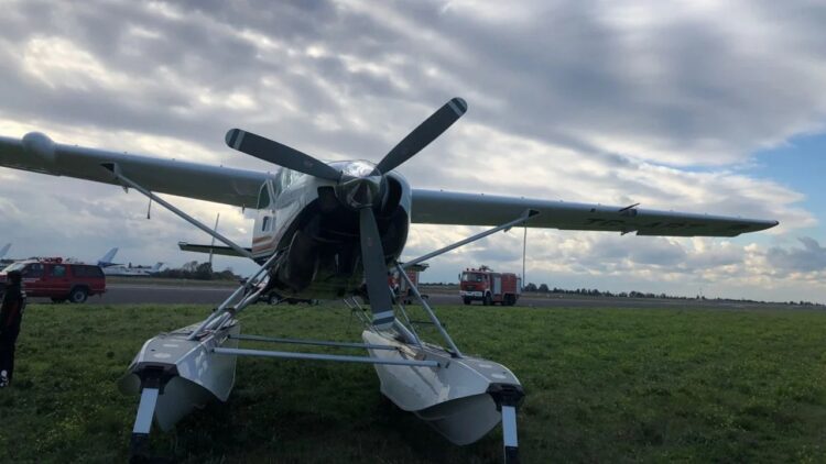 İniş Yapan Özel Uçak Pistten Çıktı