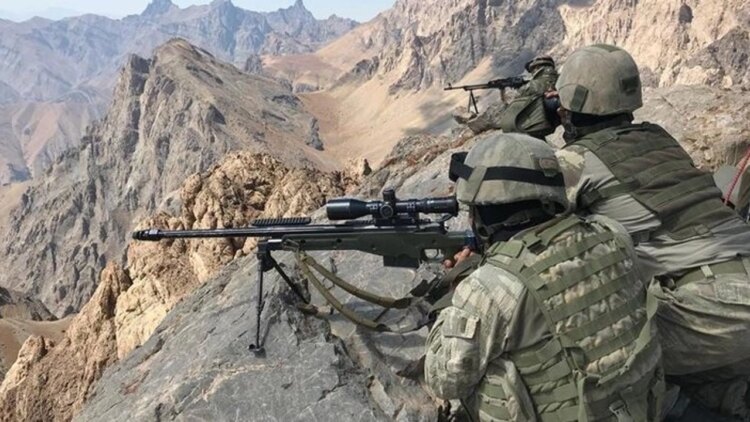 Irak’ın Kuzeyinde 6 Terörist Etkisiz Hale Getirildi