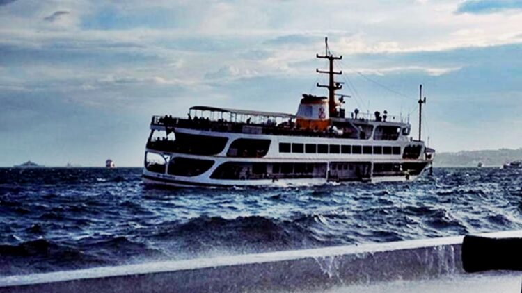 İstanbul’da Bazı Vapur Seferleri İptal Edildi