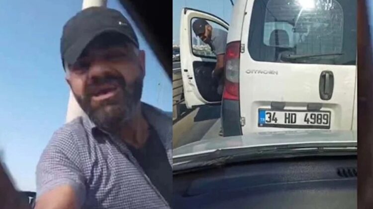 Köprüde Trafik Anlaşmazlığı Korku Dolu Anlara Yol Açtı
