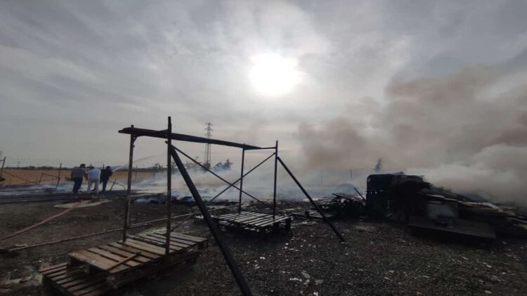 Nalbur Deposunda Çıkan Yangın Söndürüldü