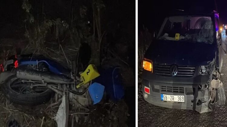 Panelvan İle Motosiklet Çarpıştı: 2 Ölü