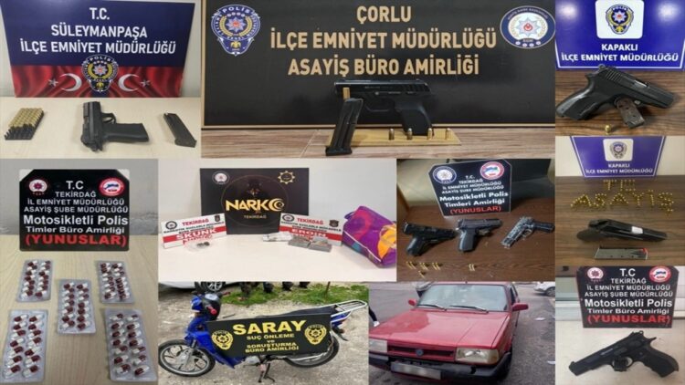 Tekirdağ’da Asayiş Uygulaması