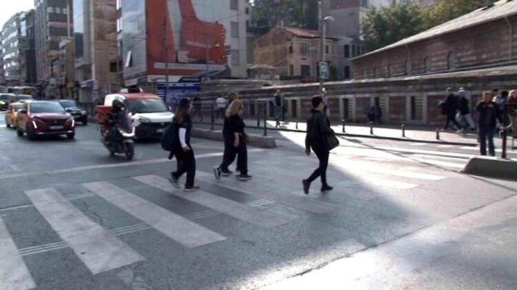 Yaya Geçitleri Dron Desteğiyle Denetlendi