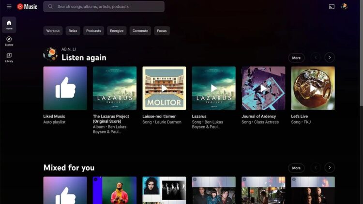 Youtube Music Tasarımında Değişikliğe Gitti!