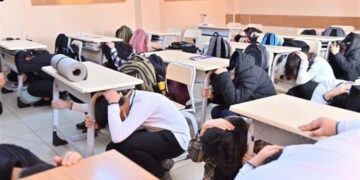 Diyarbakır’da Okullarda Deprem Tatbikatı Yapıldı