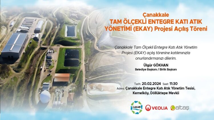 Çanakkale’de Tam Ölçekli Entegre Katı Atık Yönetimi Projesi Hayata Geçirildi