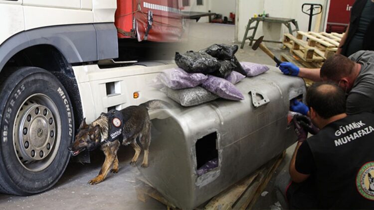 Tırın Yakıt Deposunda Uyuşturucu Ele Geçirildi