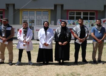 NKÜ Öğrencileri Gazze’deki Saldırıları Tiyatro ile Protesto Etti