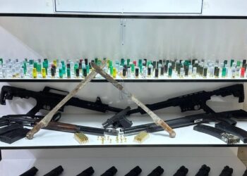 Bir Evin Bacasından 15 Ruhsatsız Silah Bulundu