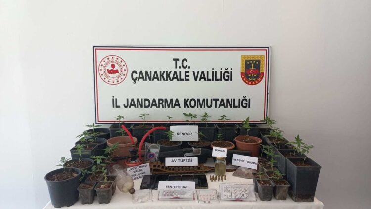 Çanakkale’de Uyuşturucu Operasyonu