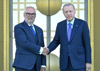 Cumhurbaşkanı Erdoğan, Estonya Cumhurbaşkanı Alar Karisi ile Görüştü