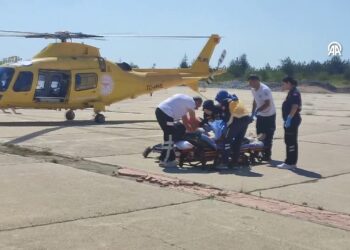 Kalp Krizi Geçiren Hasta Hava Ambulansıyla Konya Şehir Hastanesine Sevk Edildi
