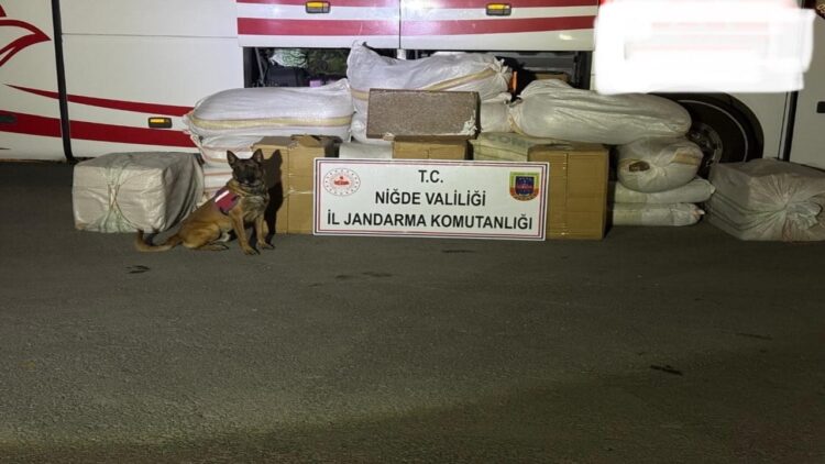 Niğde’de 870 Kilogram Kaçak Tütün Ele Geçirildi