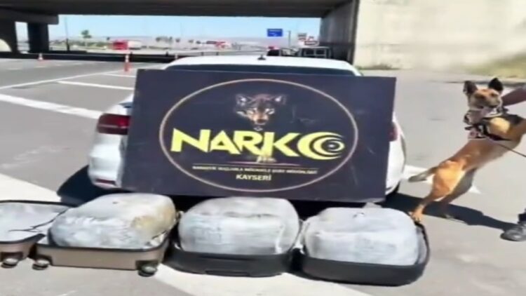 Otomobil Bagajında 41 Kilo Skunk Ele Geçirildi