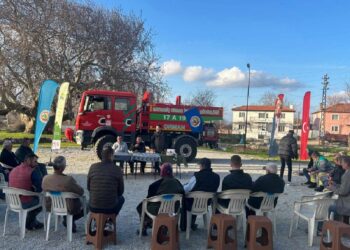 Bayramiç’te orman yangınlarına karşı bilgilendirme toplantısı düzenlendi haberi