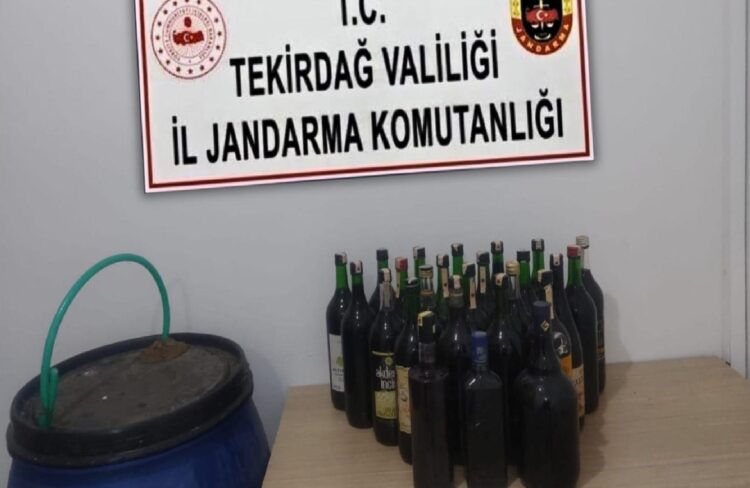 Tekirdağ’da 100 litre sahte içki ele geçirildi haberi