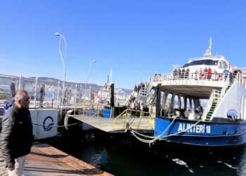 Çanakkale Boğazı’nda makine arızası yapan feribot iskeleye yanaştırıldı haberi