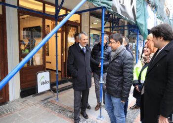 Edirne’nin merkez caddesindeki “sokak sağlıklaştırma” çalışmaları devam ediyor haberi