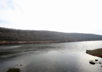Geçen yıl kuruma noktasına gelen Kazandere Barajı kar yağışıyla dolmaya başladı haberi