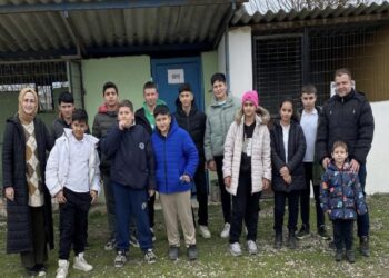 Gelibolulu öğrencilerden barınaktaki hayvanlara mama desteği haberi