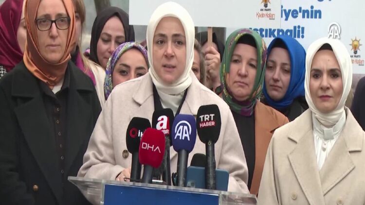 AK Parti İstanbul Kadın Kolları, savaşlarda ölen kadınlar anısına fidan dikti haberi