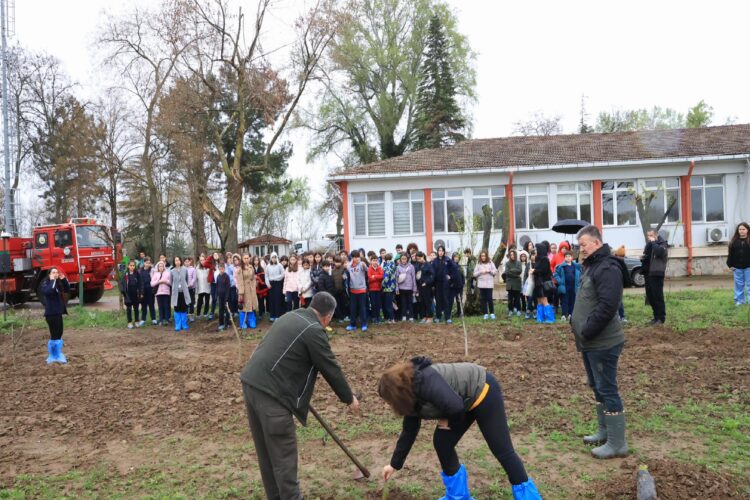 Edirne’de “Ormancılık” dersinde öğrenciler fidan dikmeyi öğrendi haberi