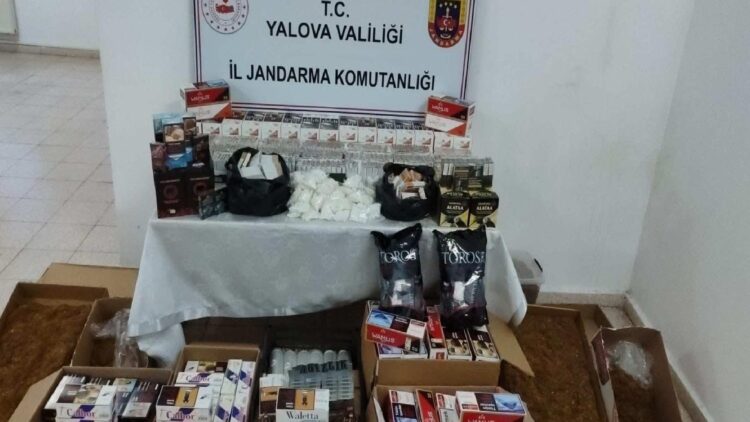 Yalova’da kaçak tütün mamullerine el konuldu haberi