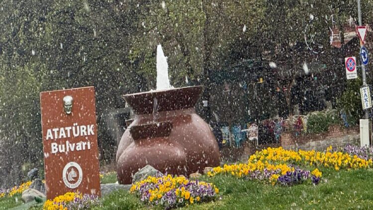 Edirne’de kar yağışı etkili oluyor haberi