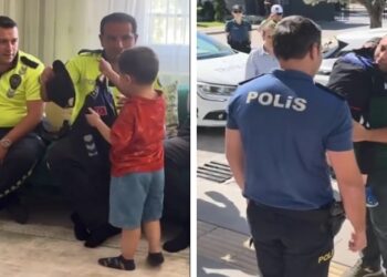 Muğla’da 4 Yaşındaki DMD Hastası Çocuğun Polis Hayali Gerçek Oldu