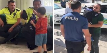 Muğla’da 4 Yaşındaki DMD Hastası Çocuğun Polis Hayali Gerçek Oldu