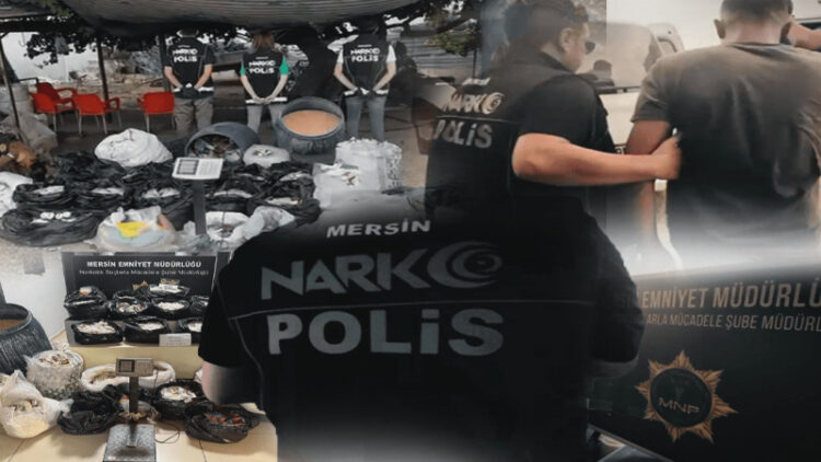 Mersin’de 3 Milyon 542 Bin Uyuşturucu Hap Ele Geçirildi