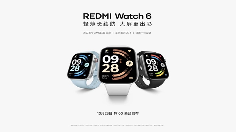 Xiaomi Redmi Watch 6 Tanıtıldı