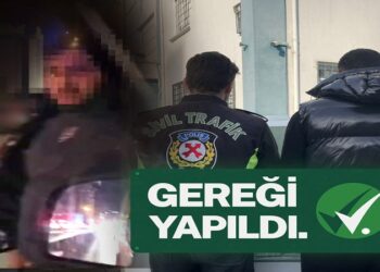 İstanbul’da Trafik Güvenliğini Tehlikeye Sokan Sürücü Yakalandı