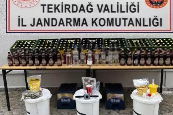 1190 Litre Sahte İçki Ele Geçirildi