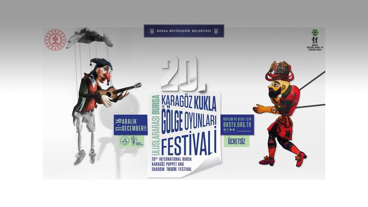 20 uluslararası karagöz kukla ve gölge oyunları festivali sürüyor