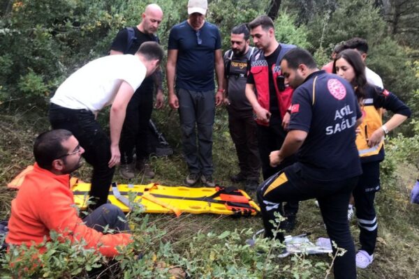 30 Metre Yükseklikten Düşen Kişi Yaralandı