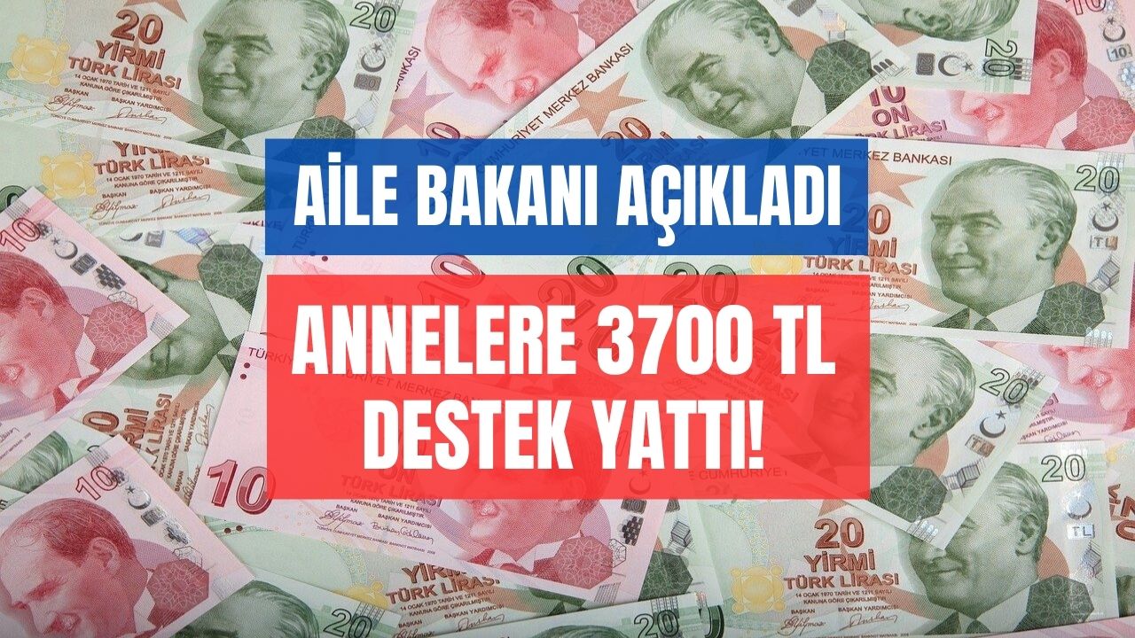 3700 tl Ödeme yattı Çocuğu olan anneler kimliğiyle ptt Şubelerinden Çekebilecek