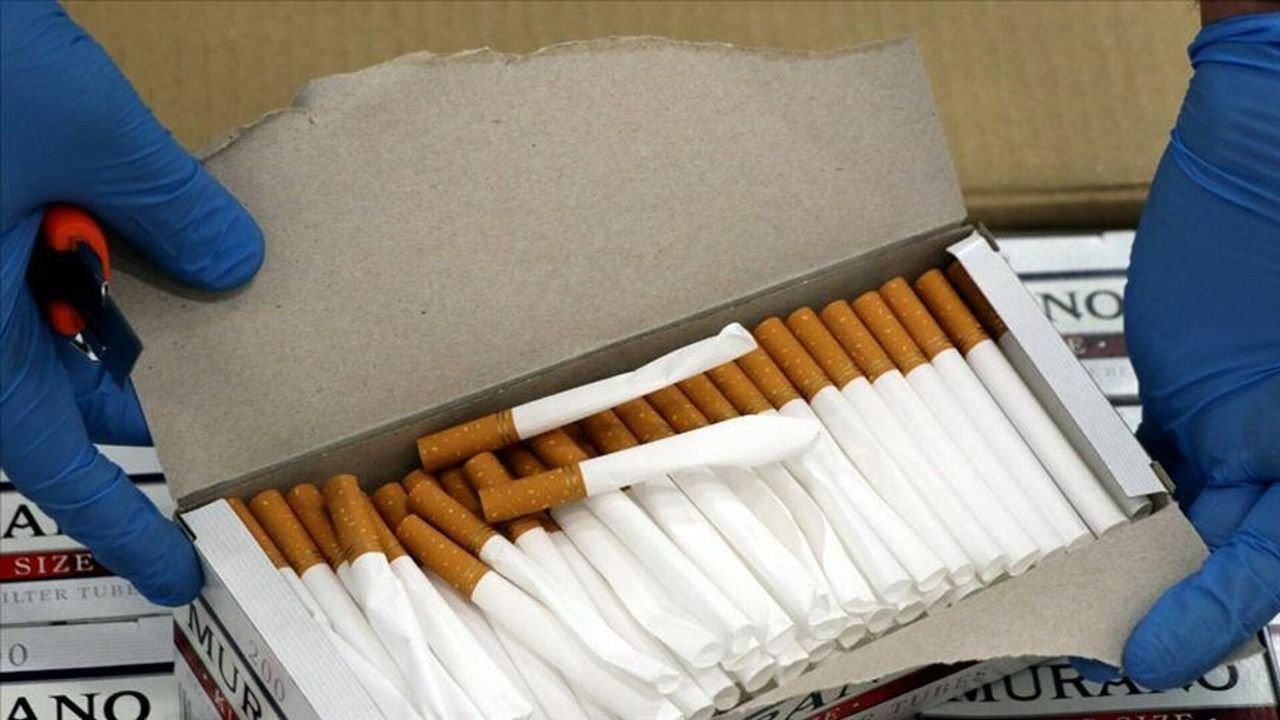 4 bin 117 paket kaçak sarma sigara ele geçirildi