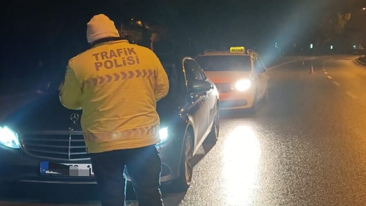 41 araç trafikten men edildi