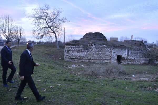 600 Yıllık Gazi Mihal Bey Hamamı Restore Edilecek