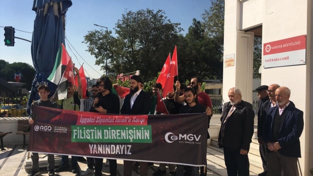 agdli boğaziçi Üniversitesi Öğrencilerinden filistine destek