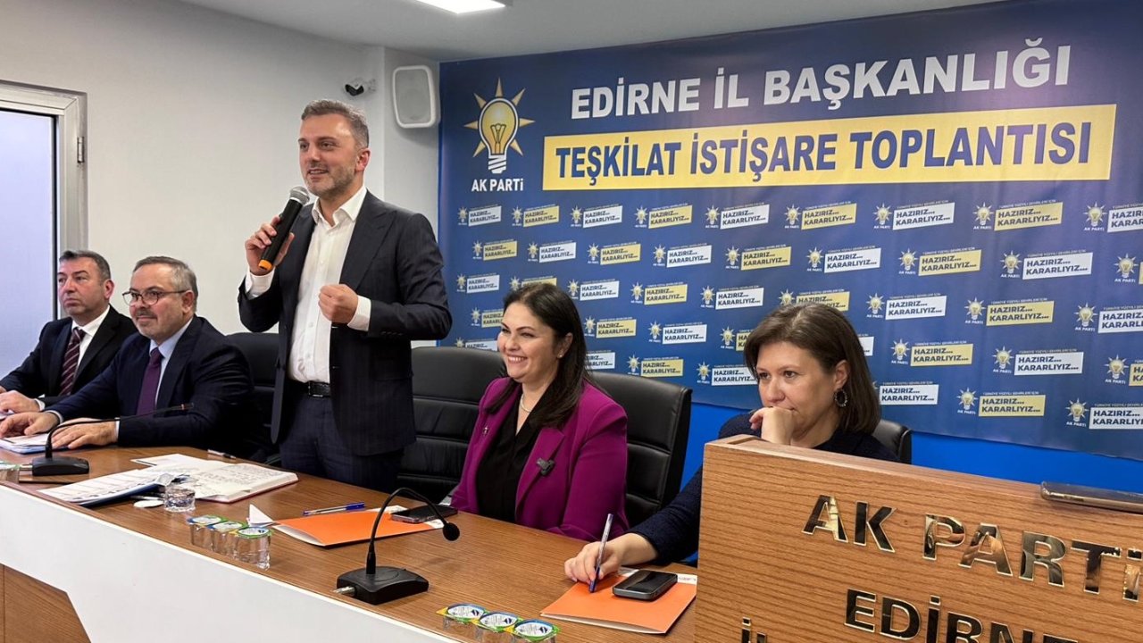 ak parti teşkilat başkanı erkan kandemir edirnede partililerle buluştu